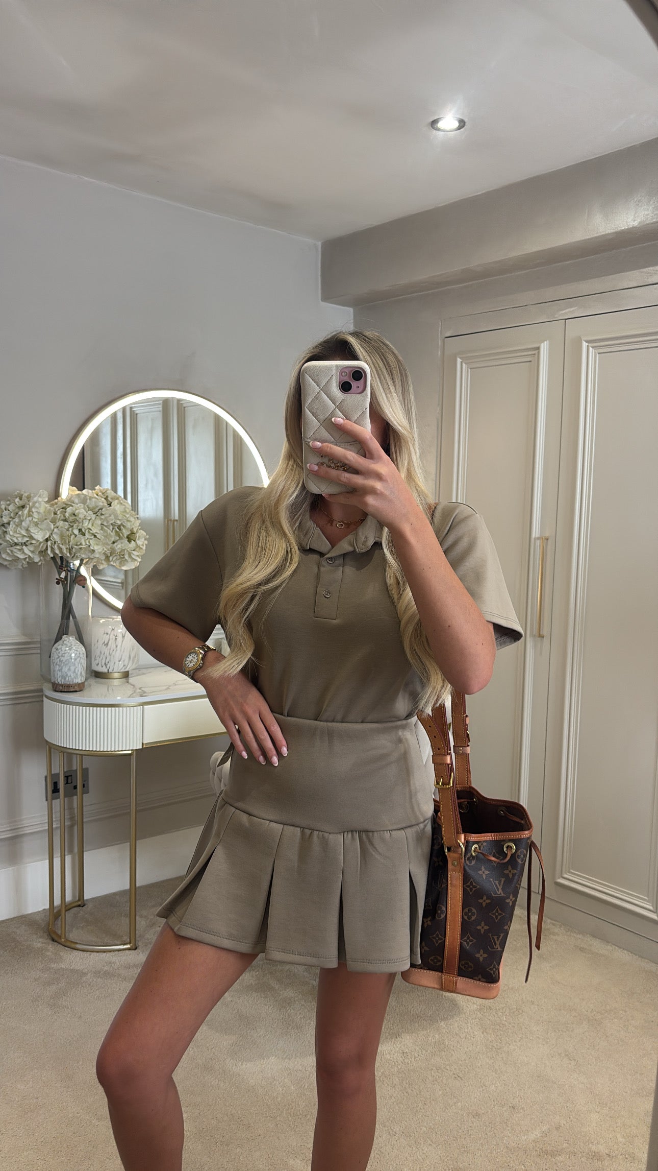 T-shirt skirt co-ord