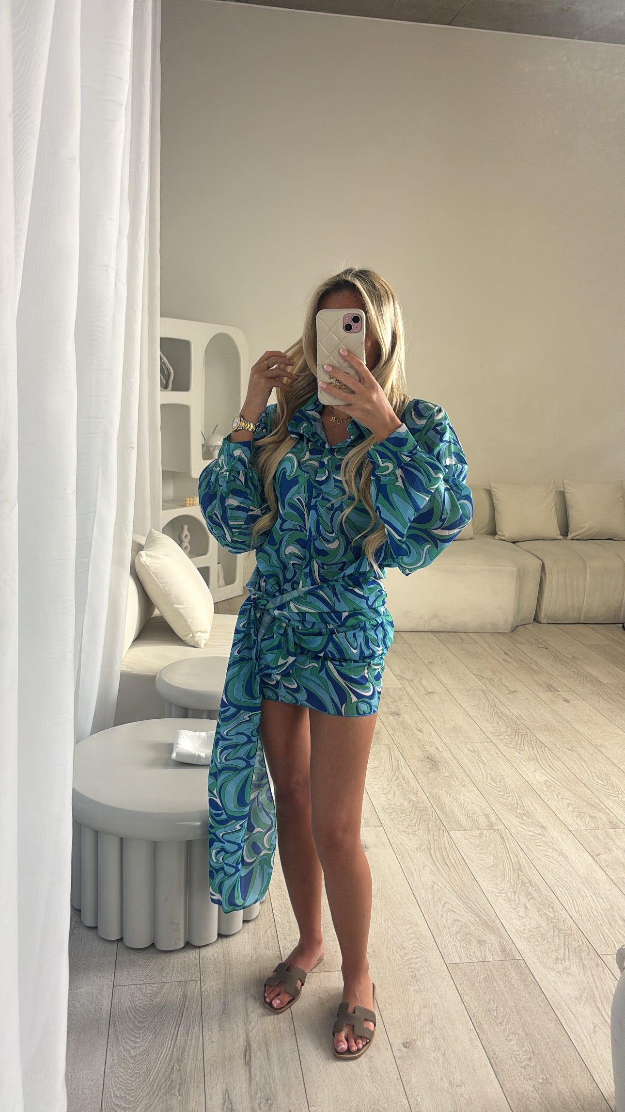 Pucci shirt and sarong