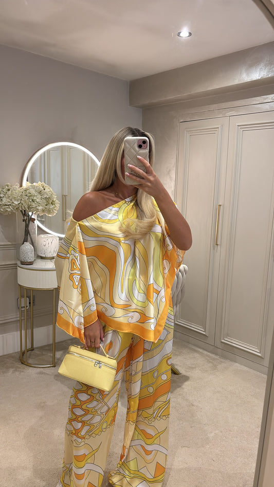 Pucci silk trouser co-ord