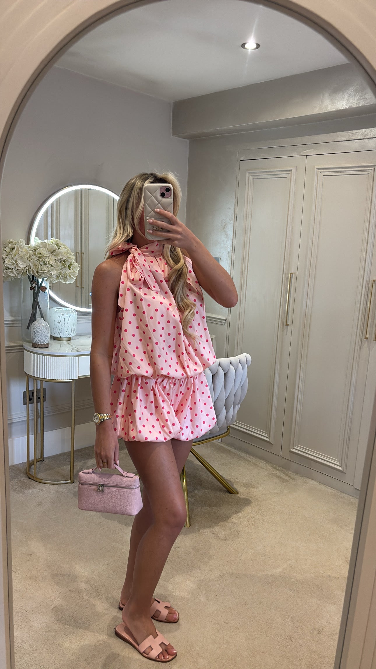Polkadot Balloon short set