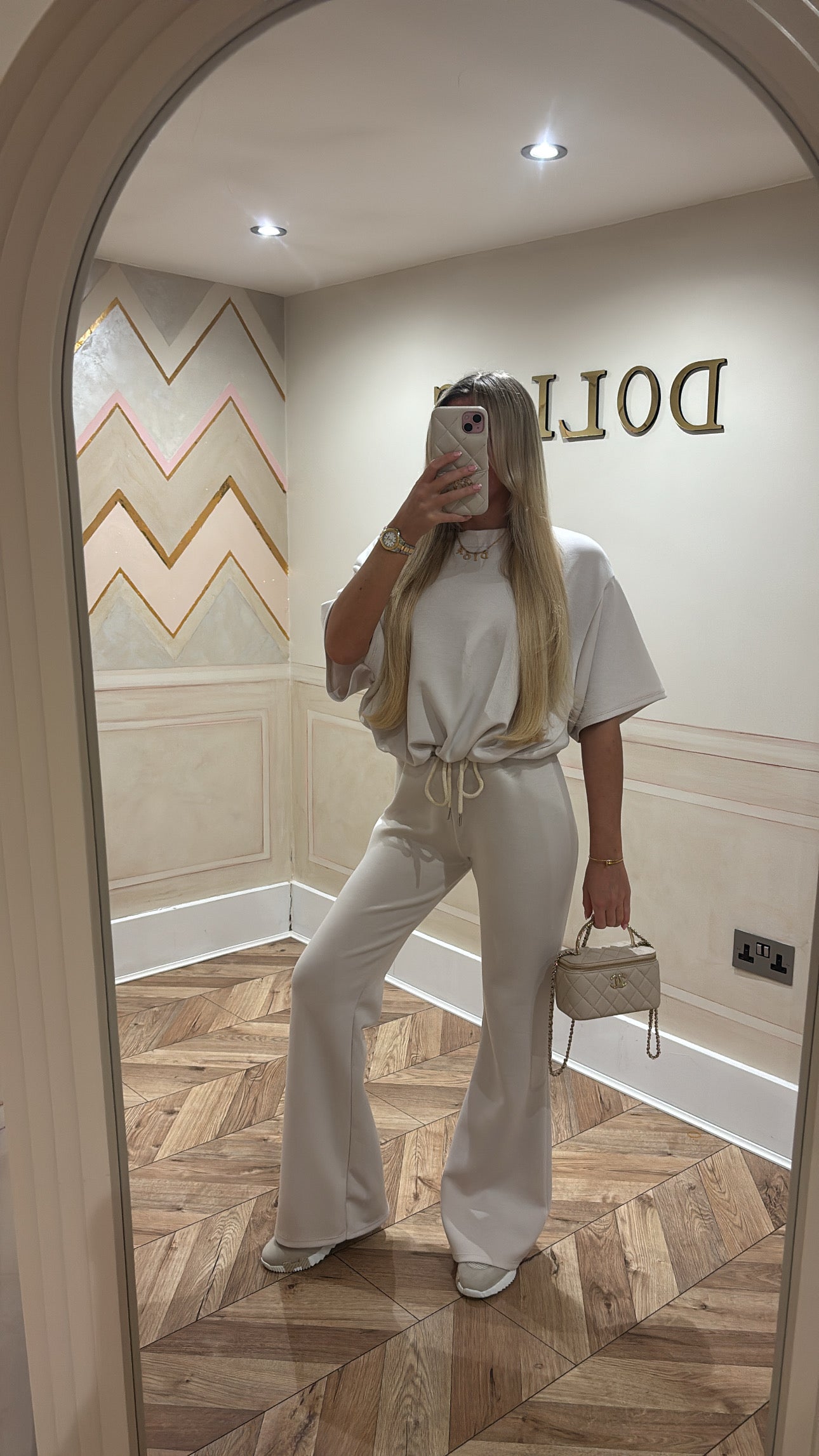 Short sleeve ruched lounge set