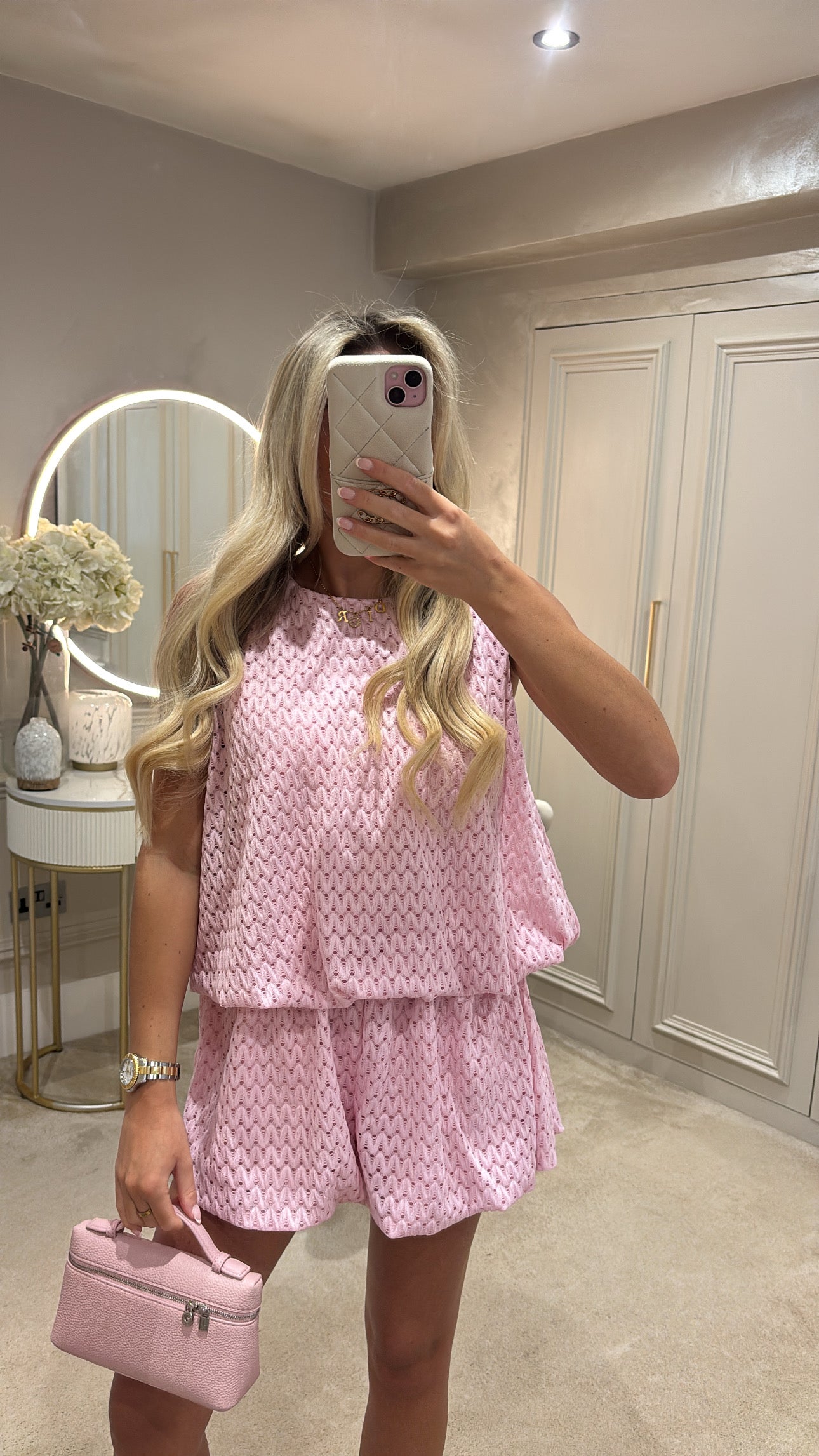 Puff ball short co-ord