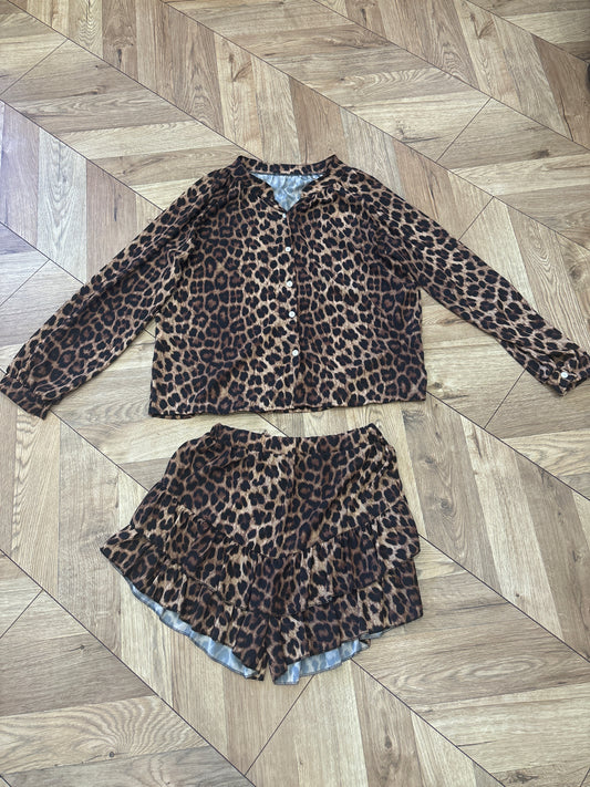 Leopard short set