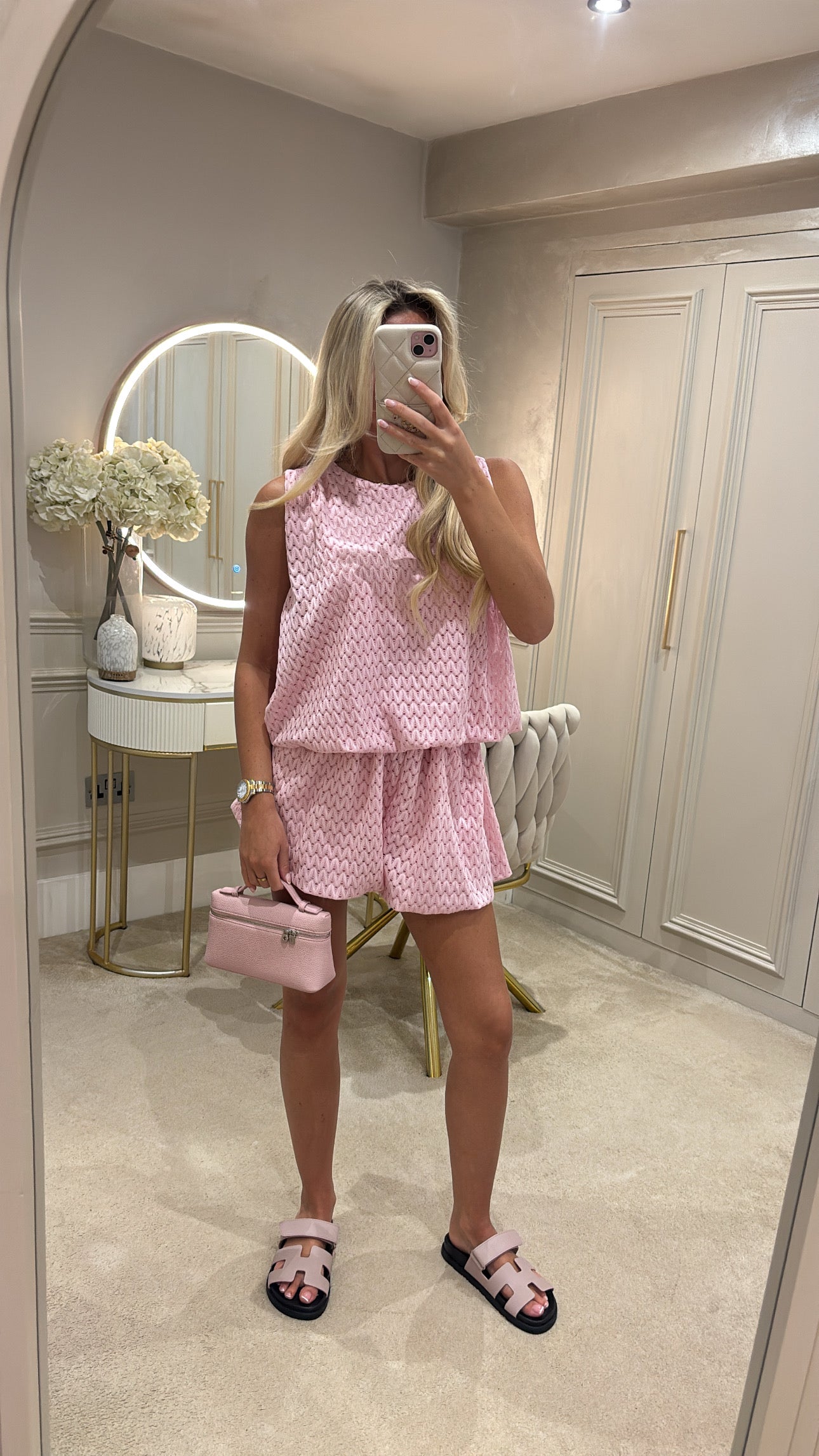 Puff ball short co-ord