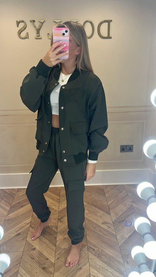 Silk cargo bomber set