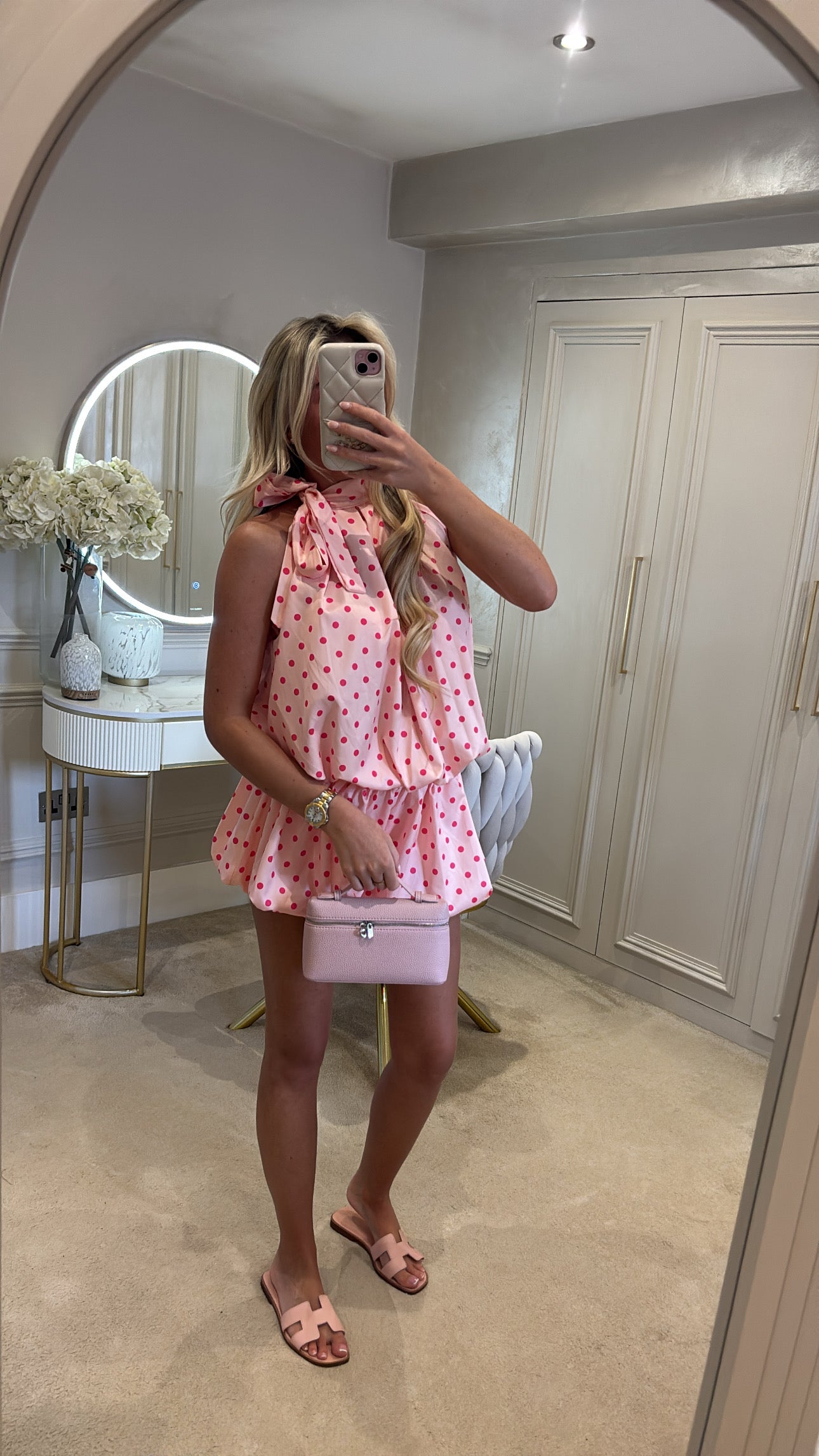 Polkadot Balloon short set