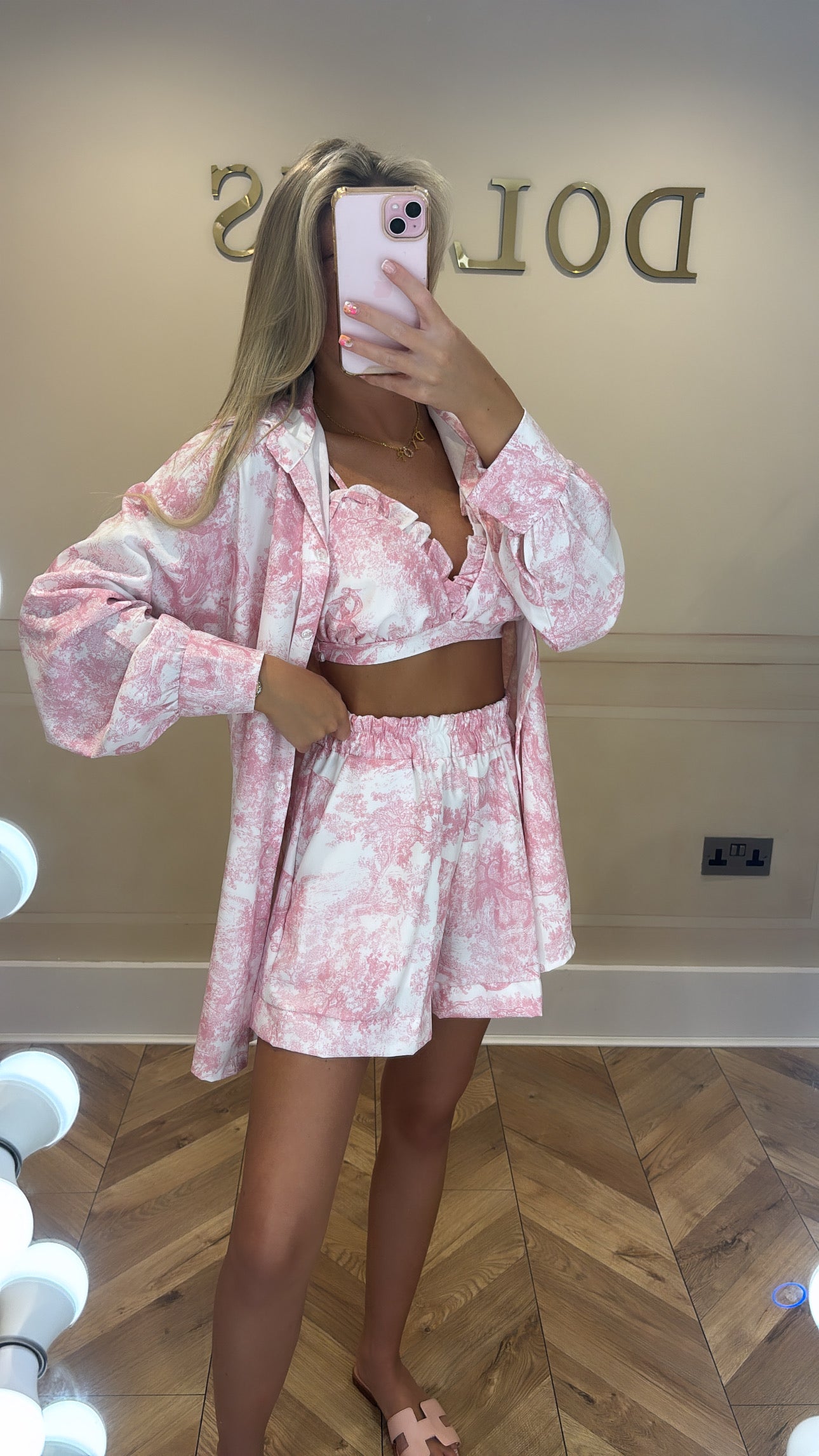 Three peice image print co-ord