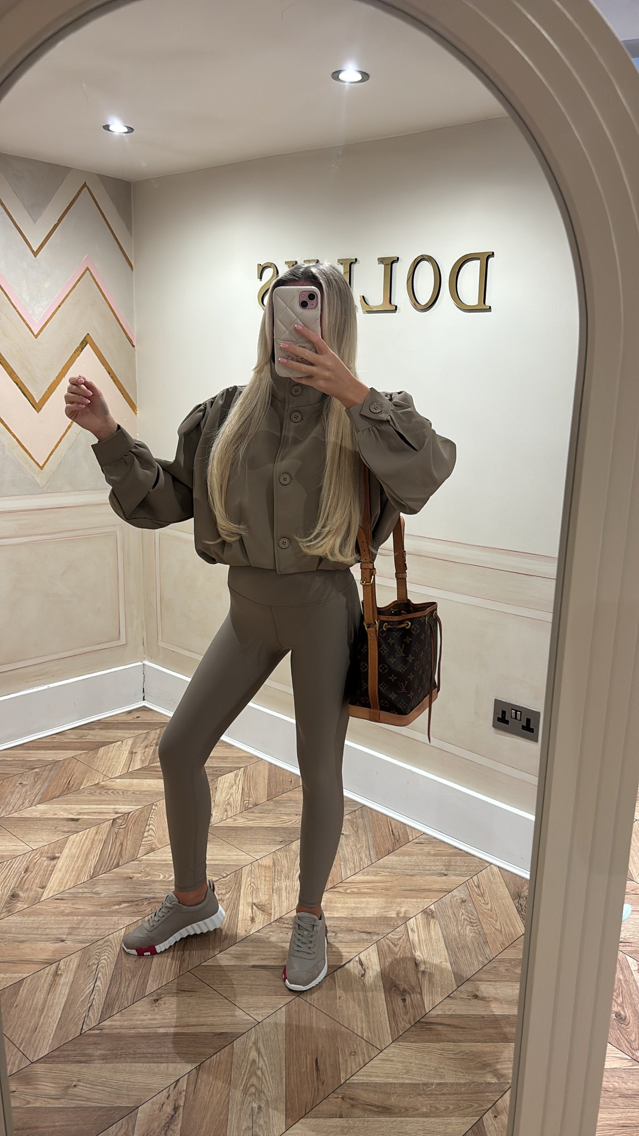 Puff sleeve cropped jacket