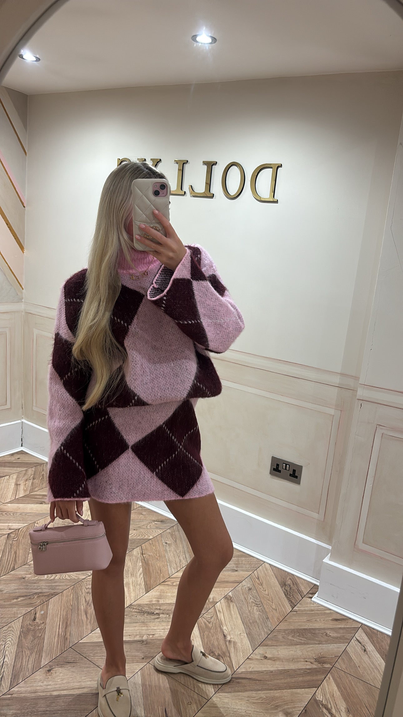 Knitted skirt and top