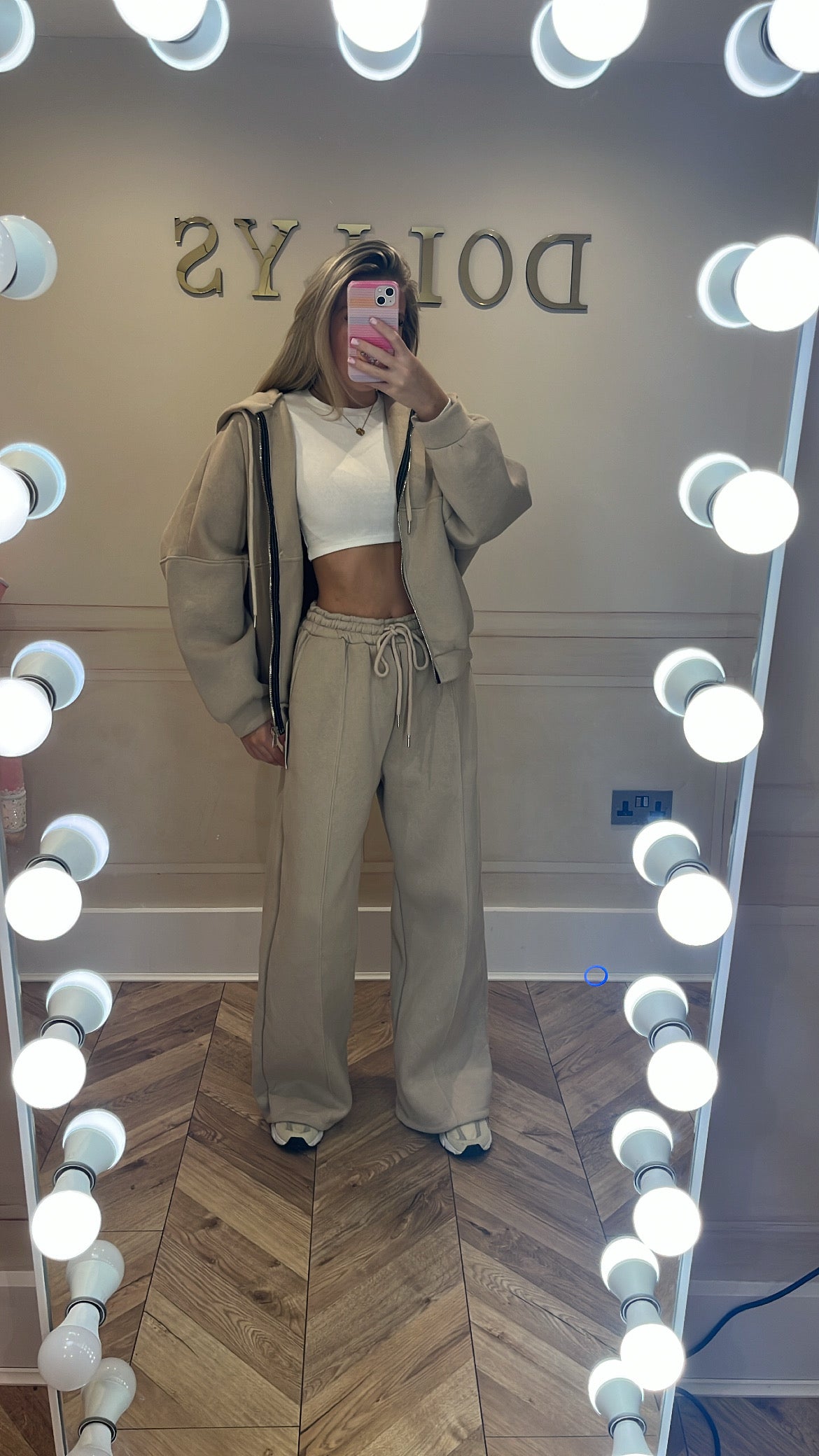 Flared jacket tracksuits