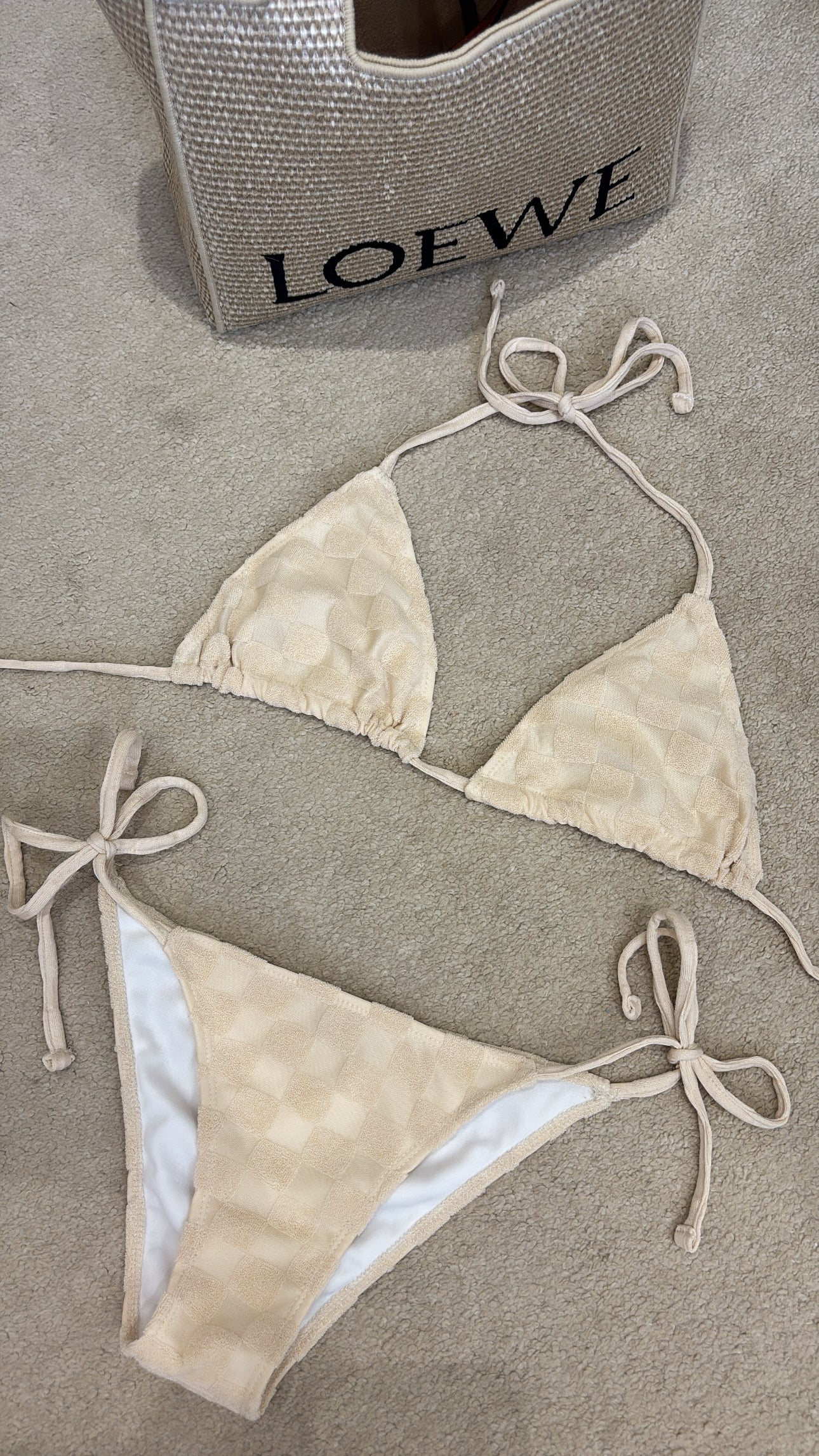 Towelling bikini