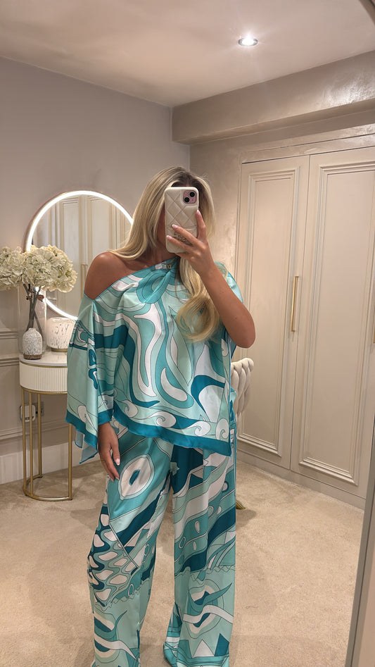 Pucci silk trouser co-ord