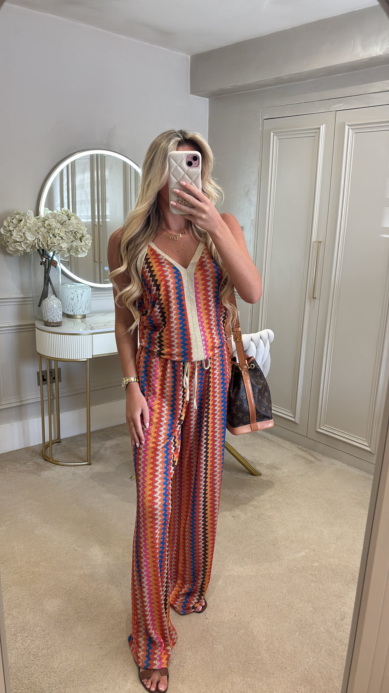 Glitter zig zag lounge set