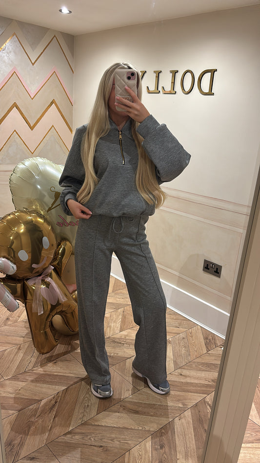 Gold quarter zip lounge set