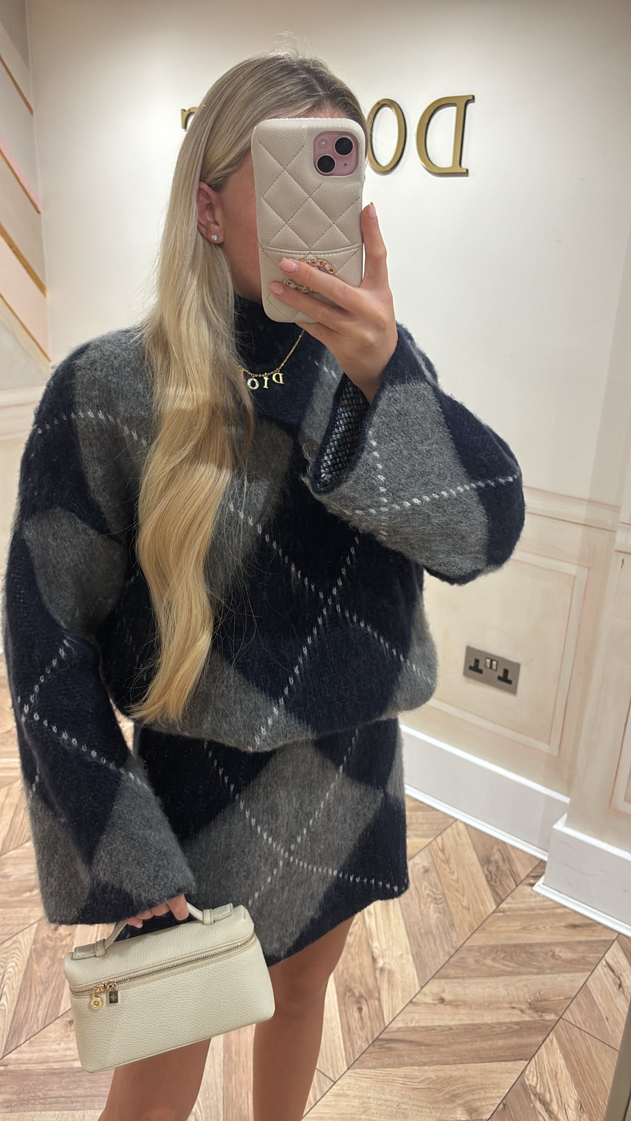 Knitted skirt and top