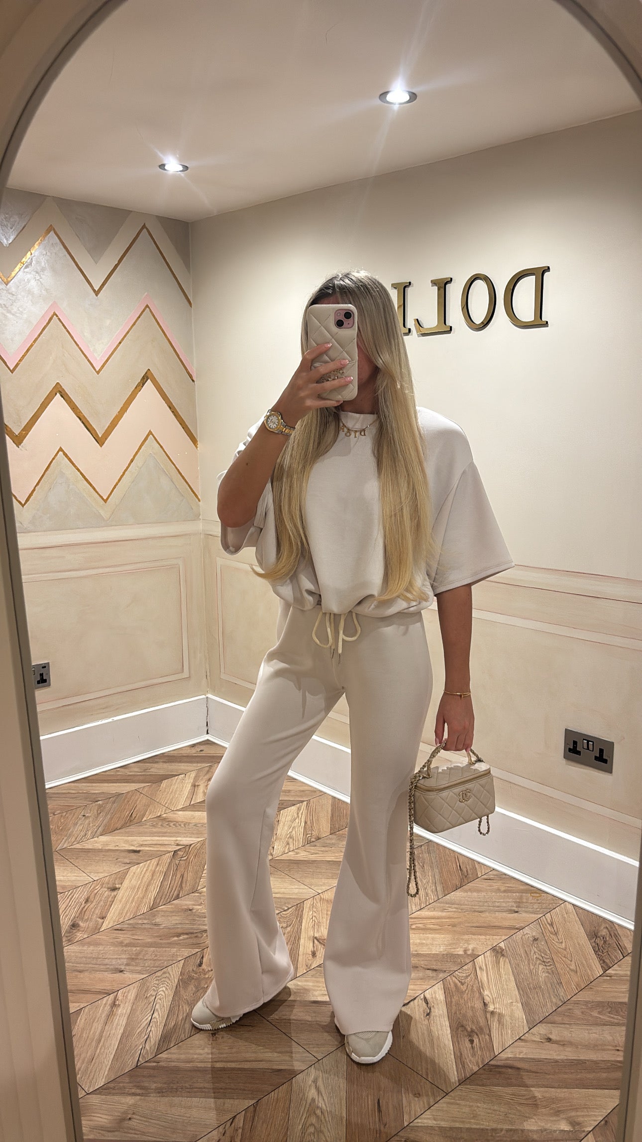 Short sleeve ruched lounge set