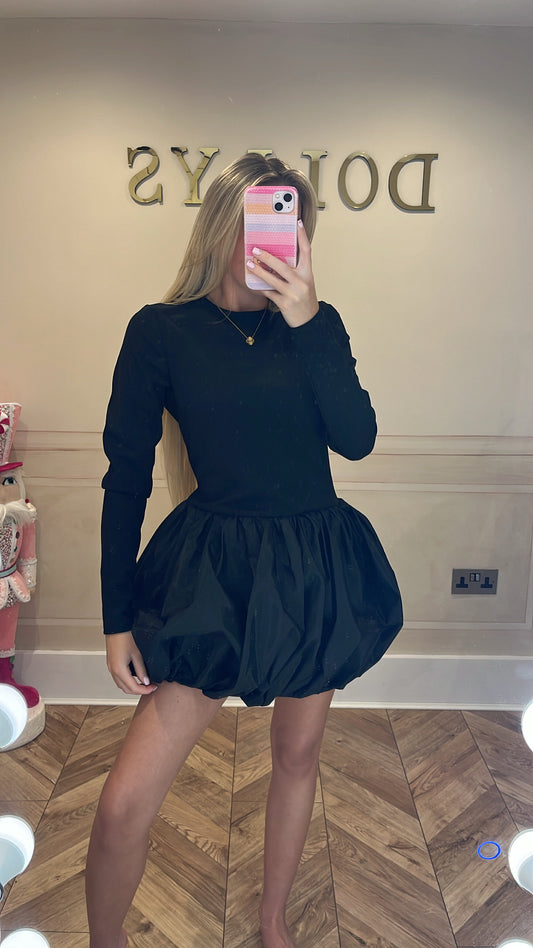 Puffball mini dress