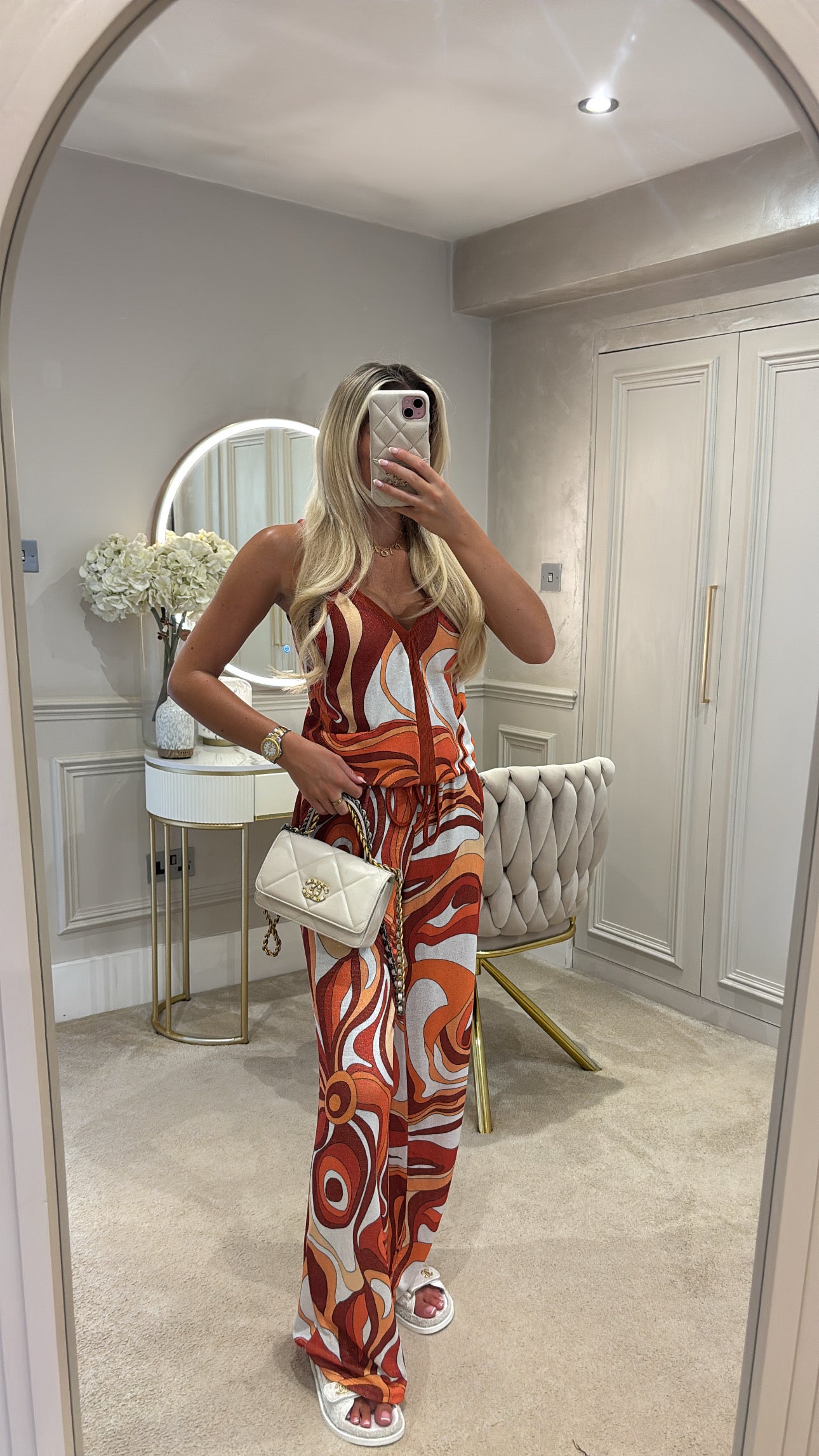 Pucci glitter vest trouser set