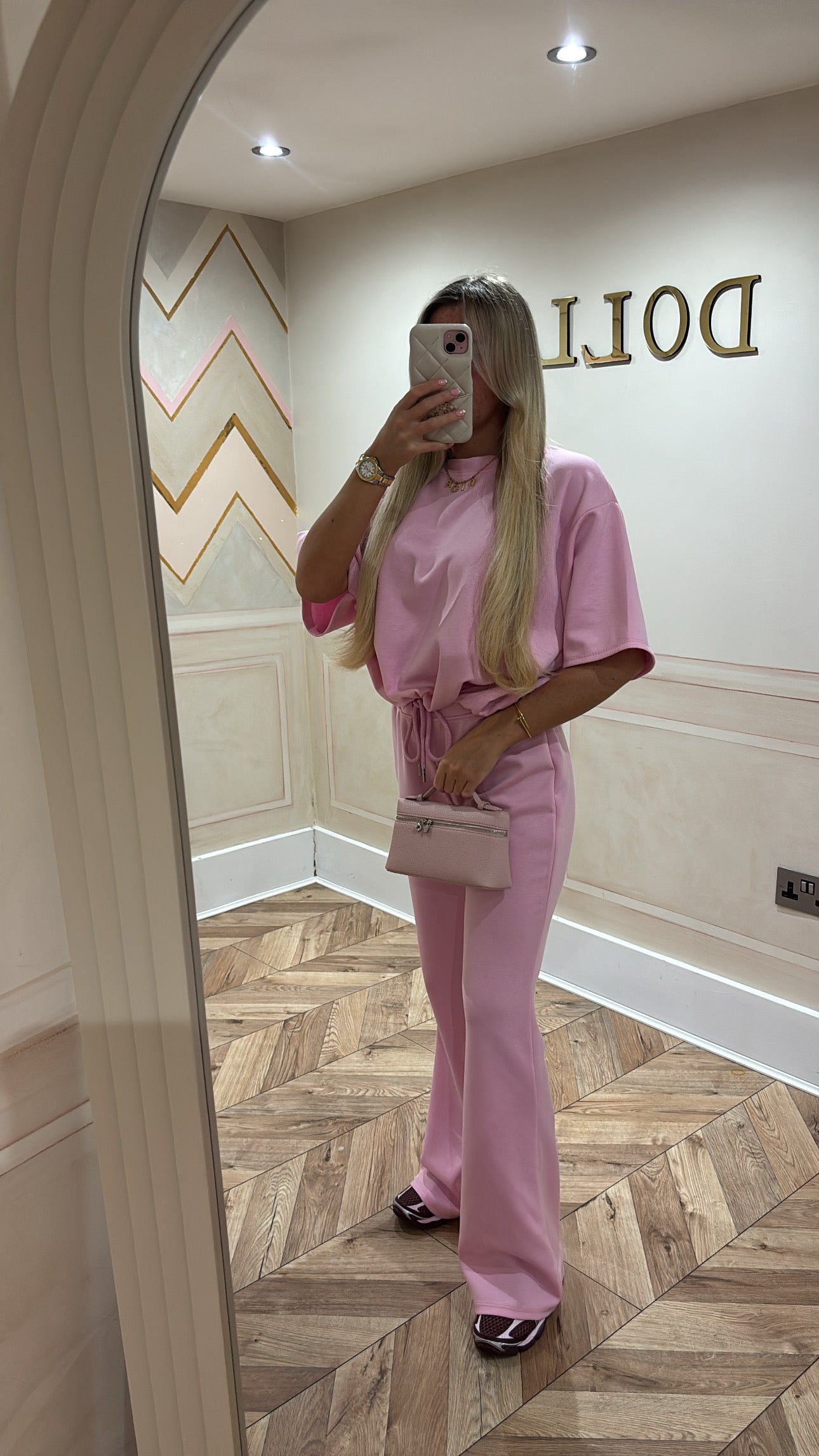 Short sleeve ruched lounge set