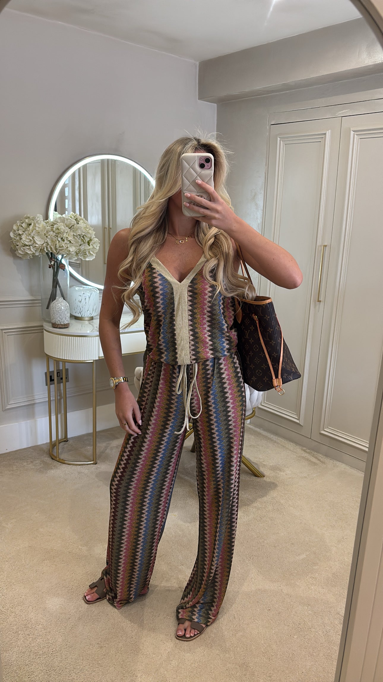 Glitter zig zag lounge set