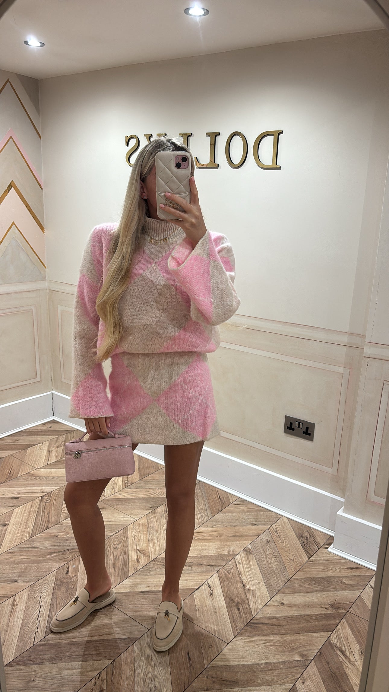 Knitted skirt and top