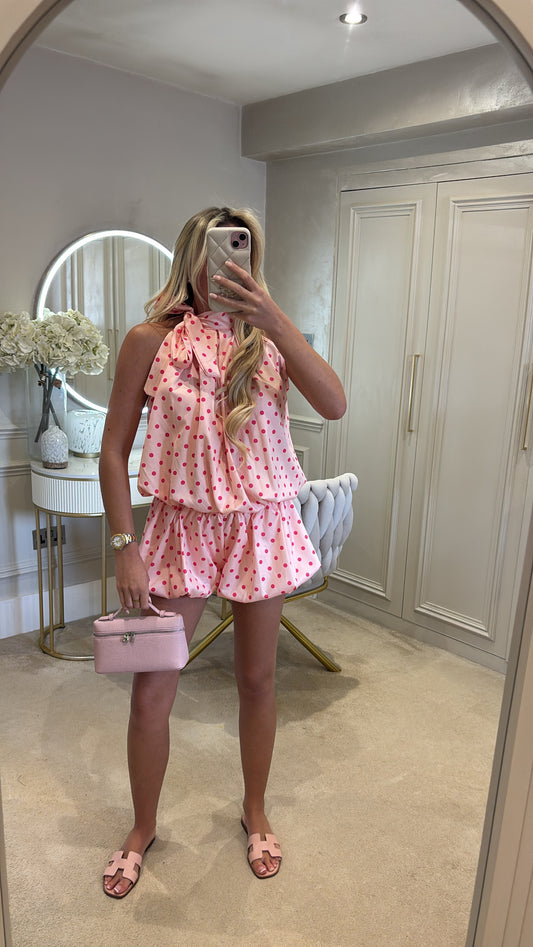 Polkadot Balloon short set