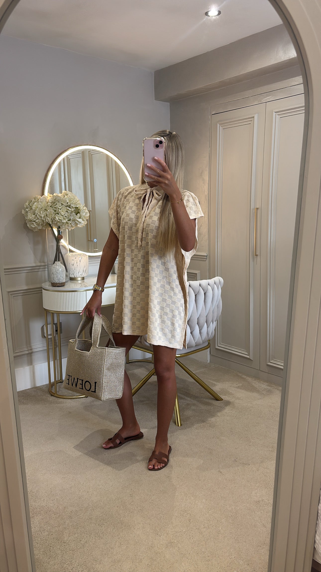Towelling poncho