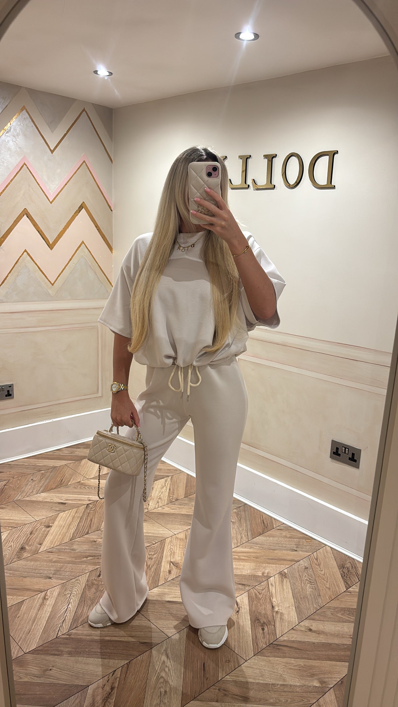 Short sleeve ruched lounge set