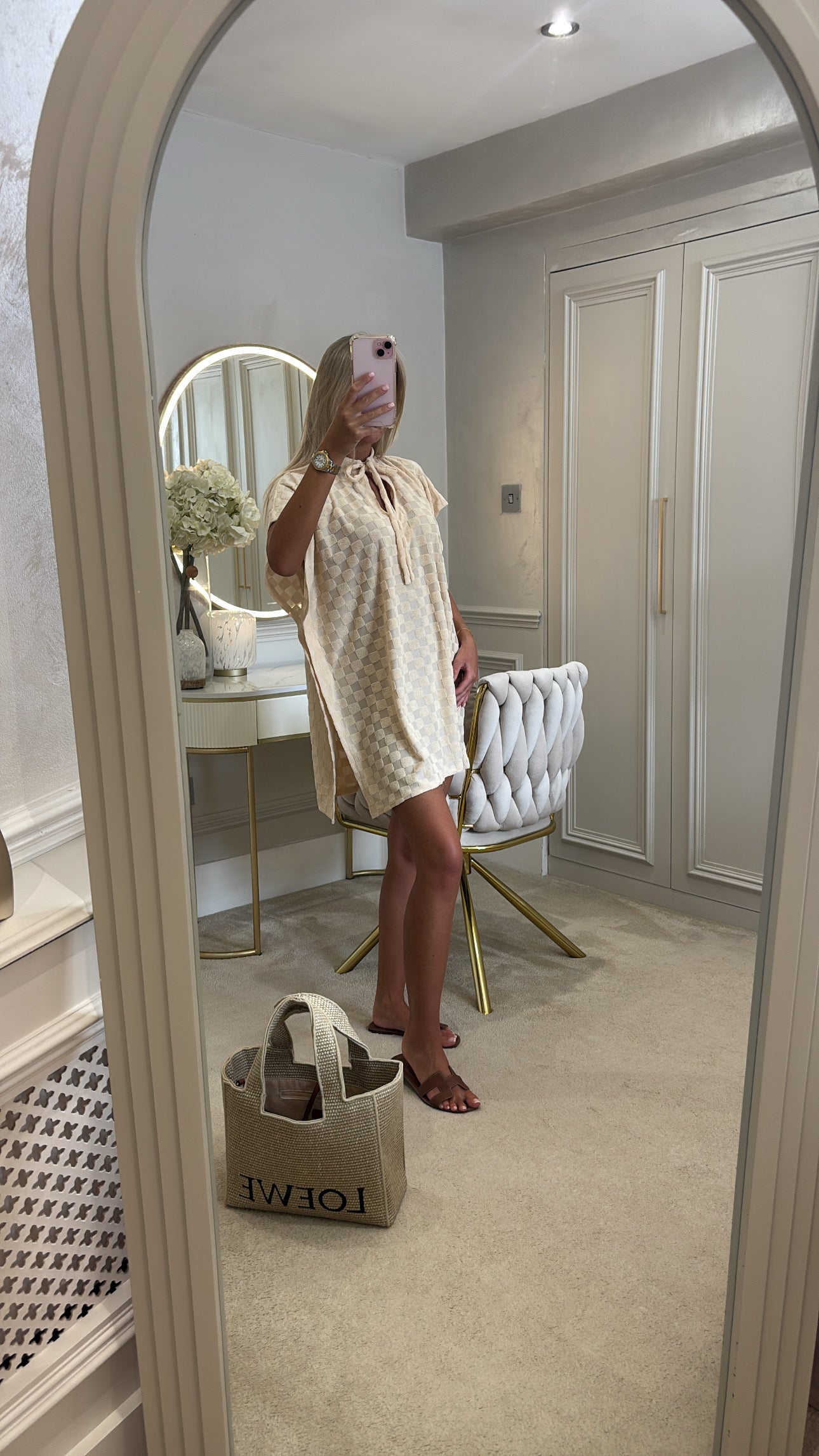 Towelling poncho