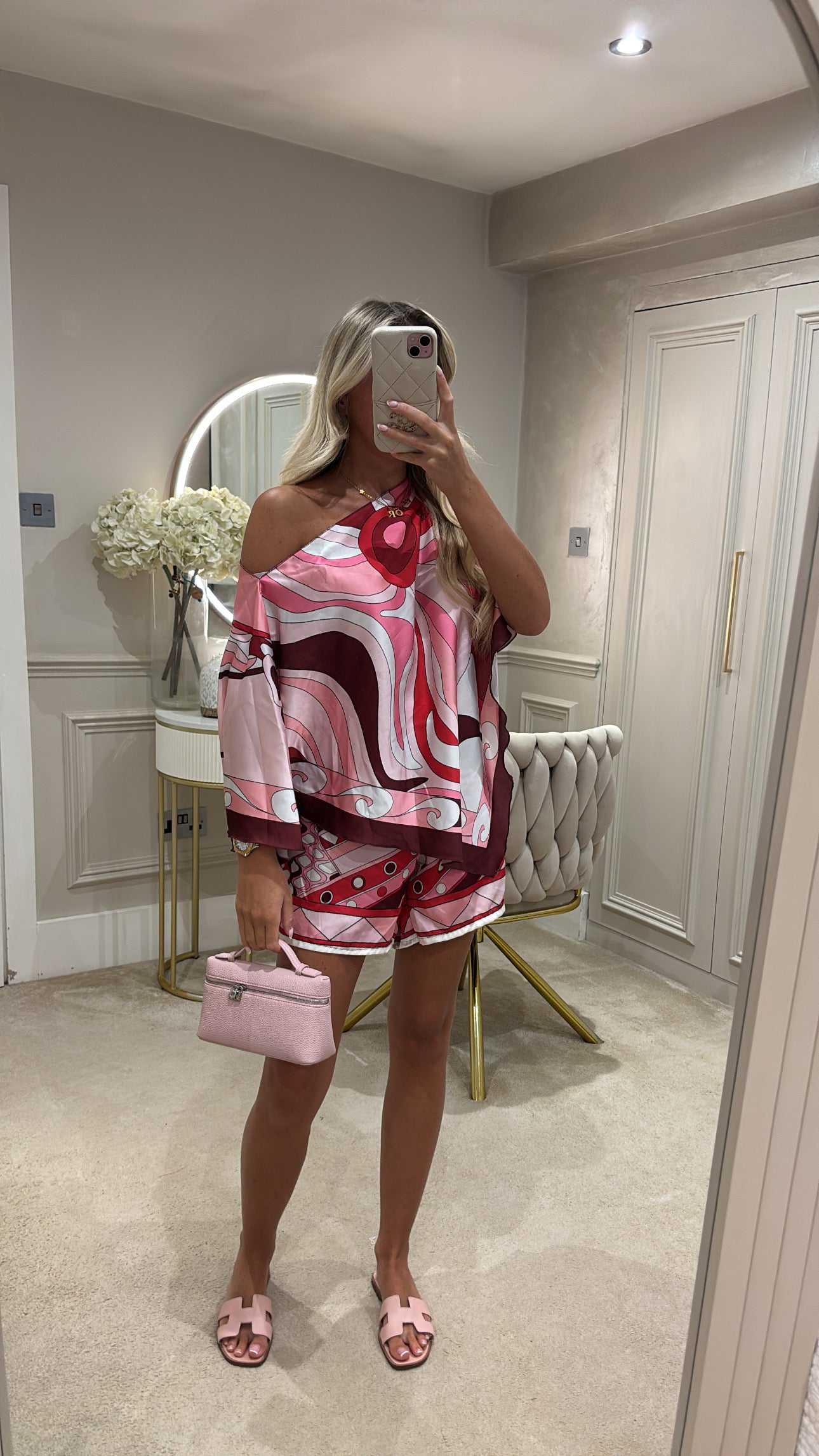Pucci silk short set