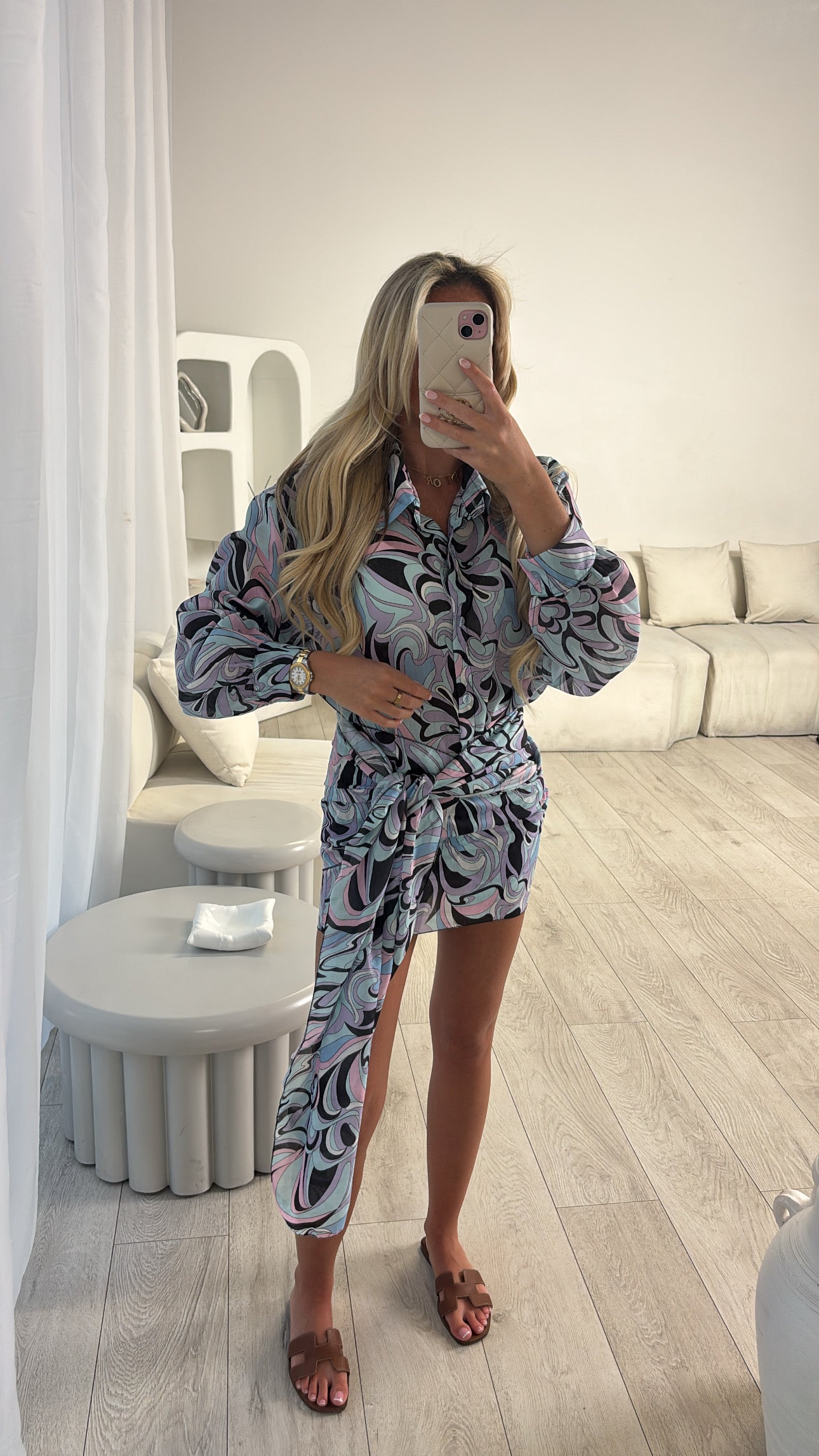 Pucci shirt and sarong