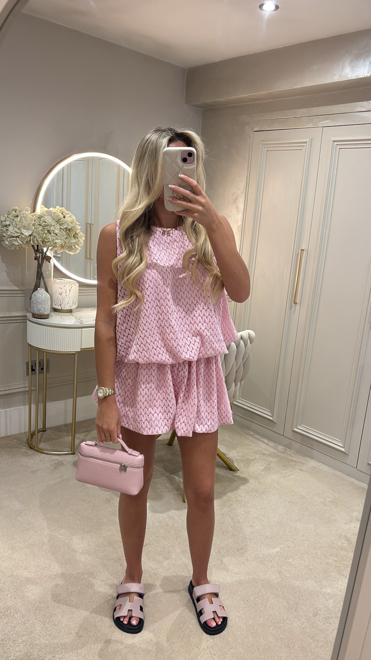 Puff ball short co-ord