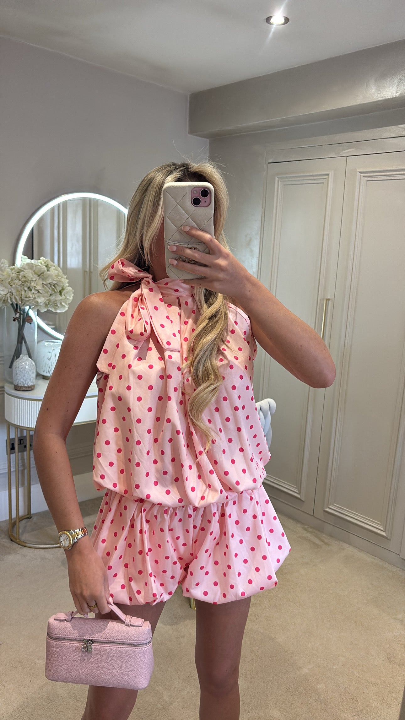 Polkadot Balloon short set