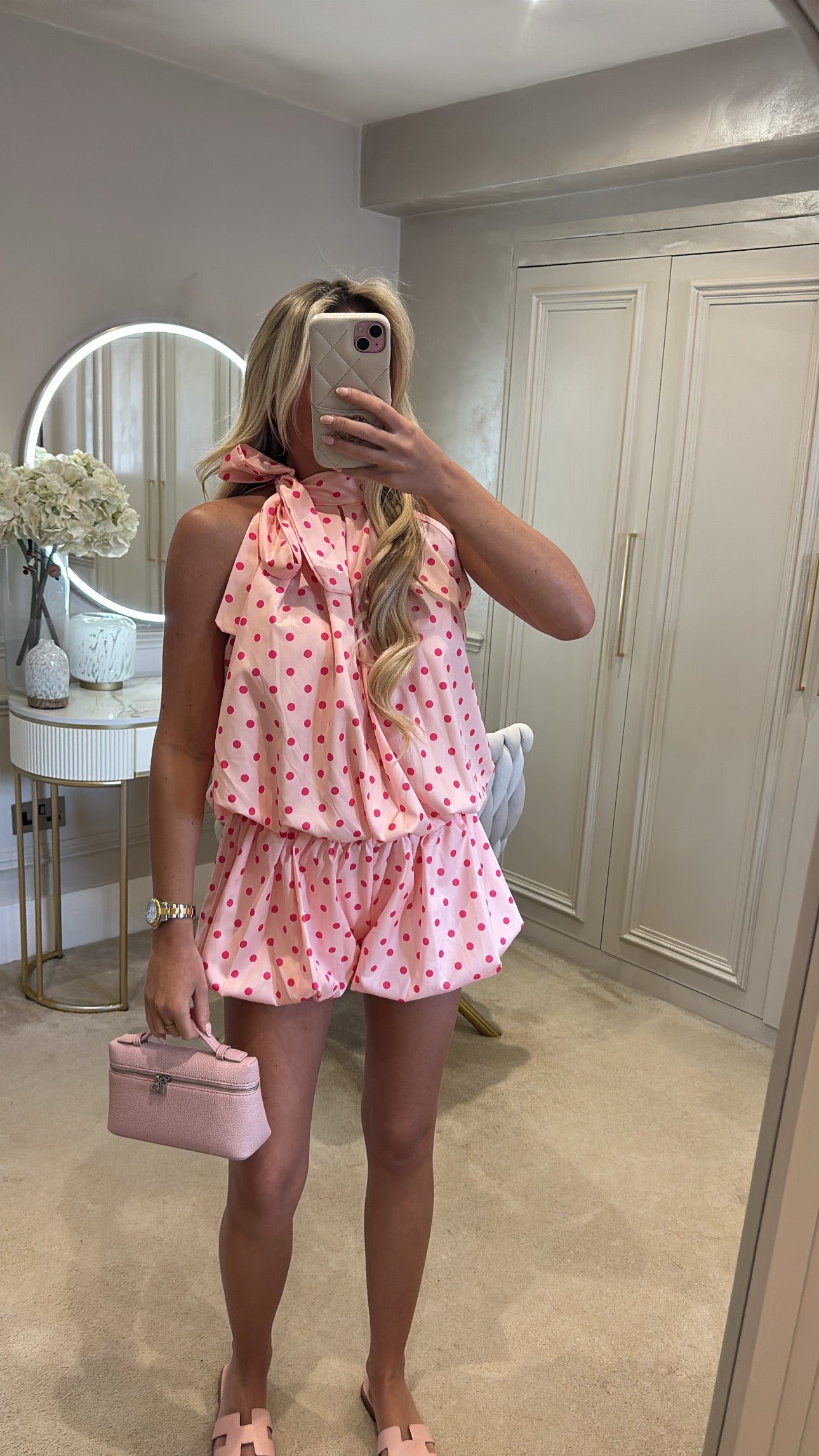 Polkadot Balloon short set