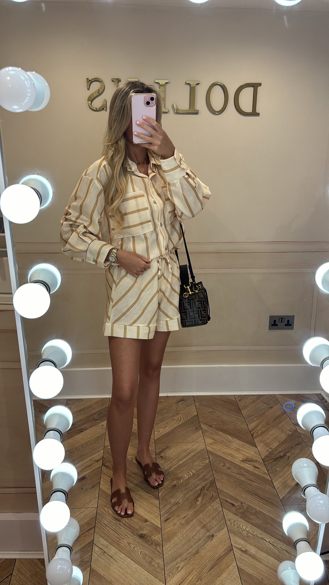 SALE Stripe shirt co-ord