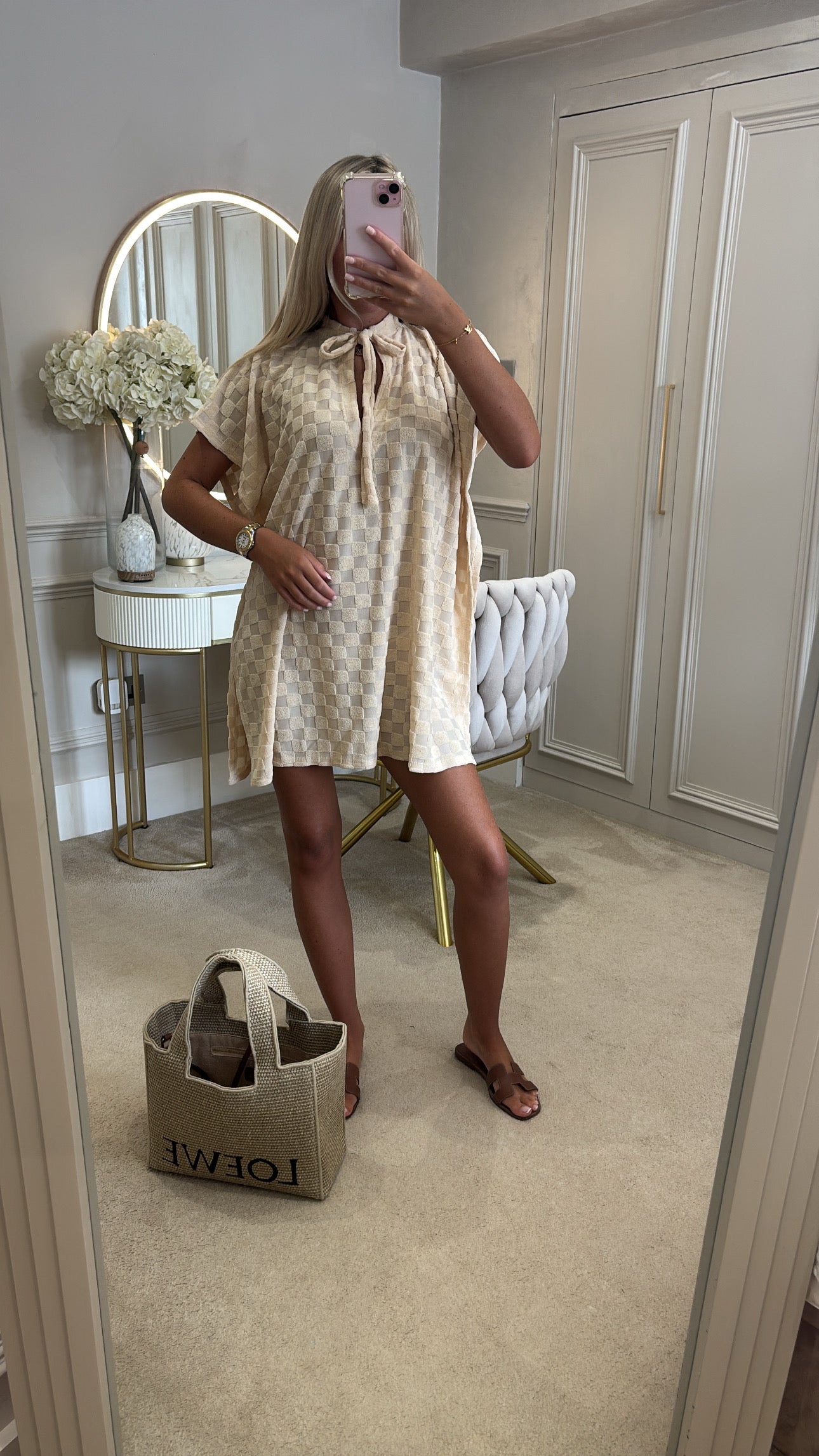 Towelling poncho