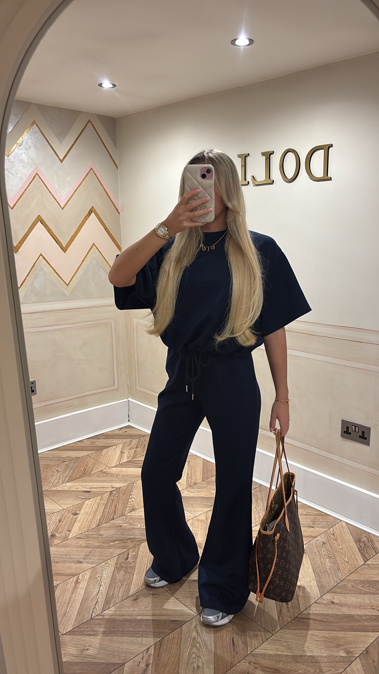 Short sleeve ruched lounge set