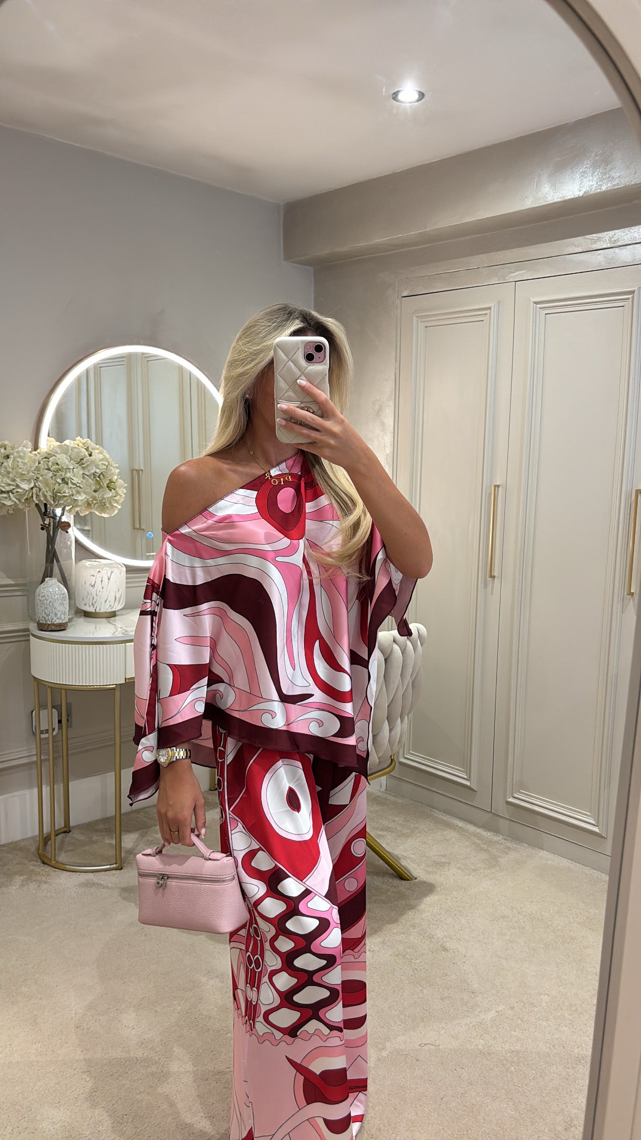 Silk pucci trouser co-ord