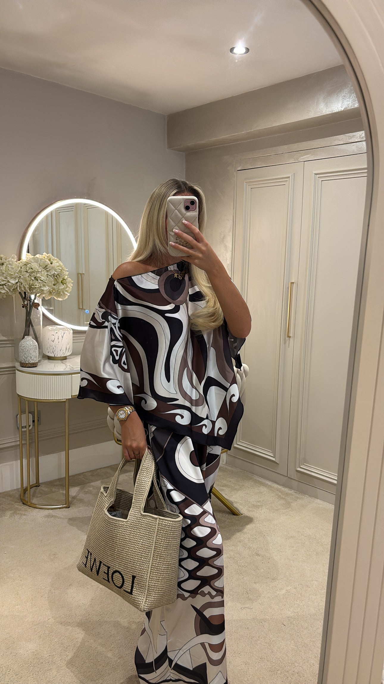 Pucci silk trouser co-ord
