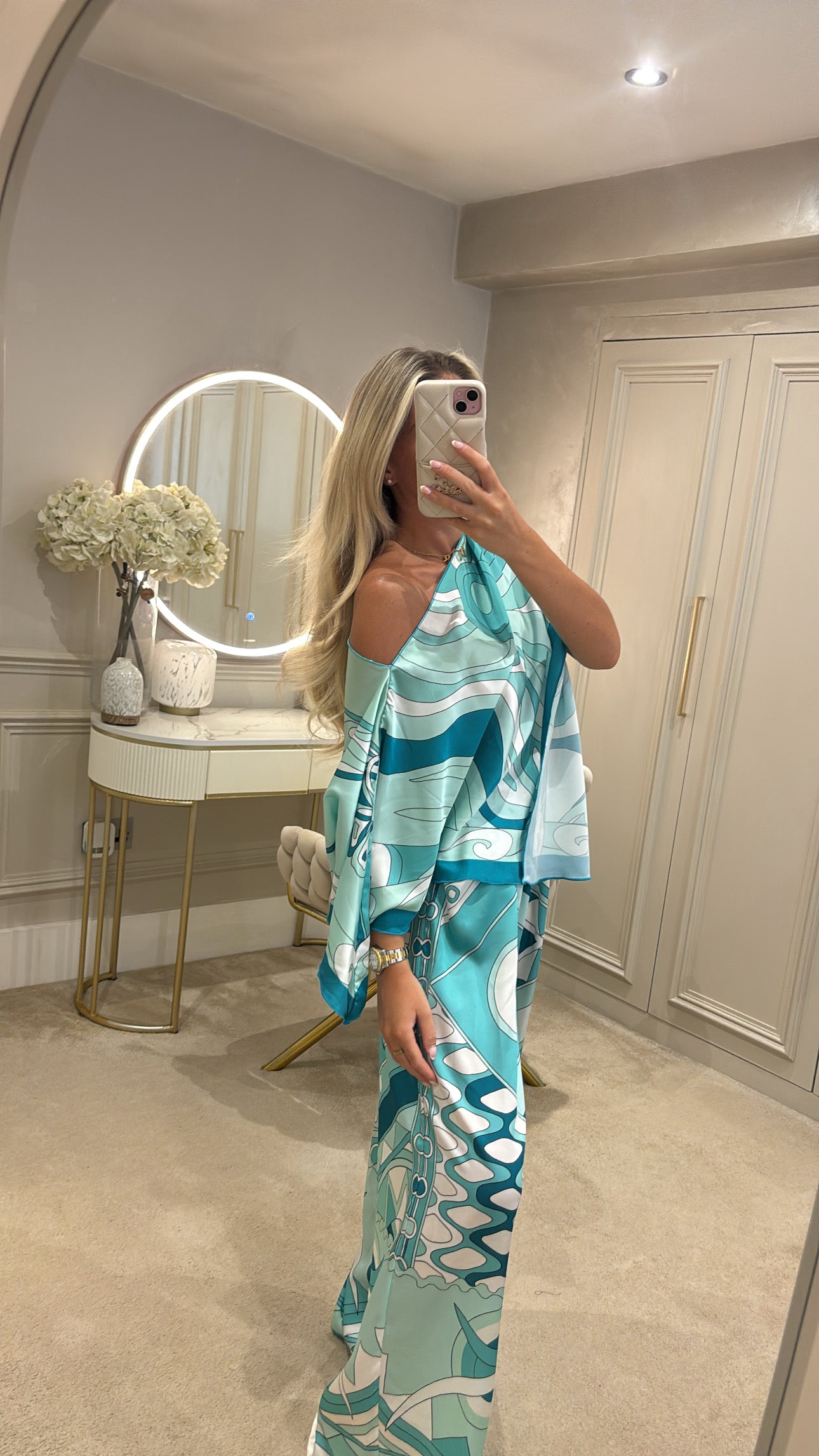 Pucci silk trouser co-ord