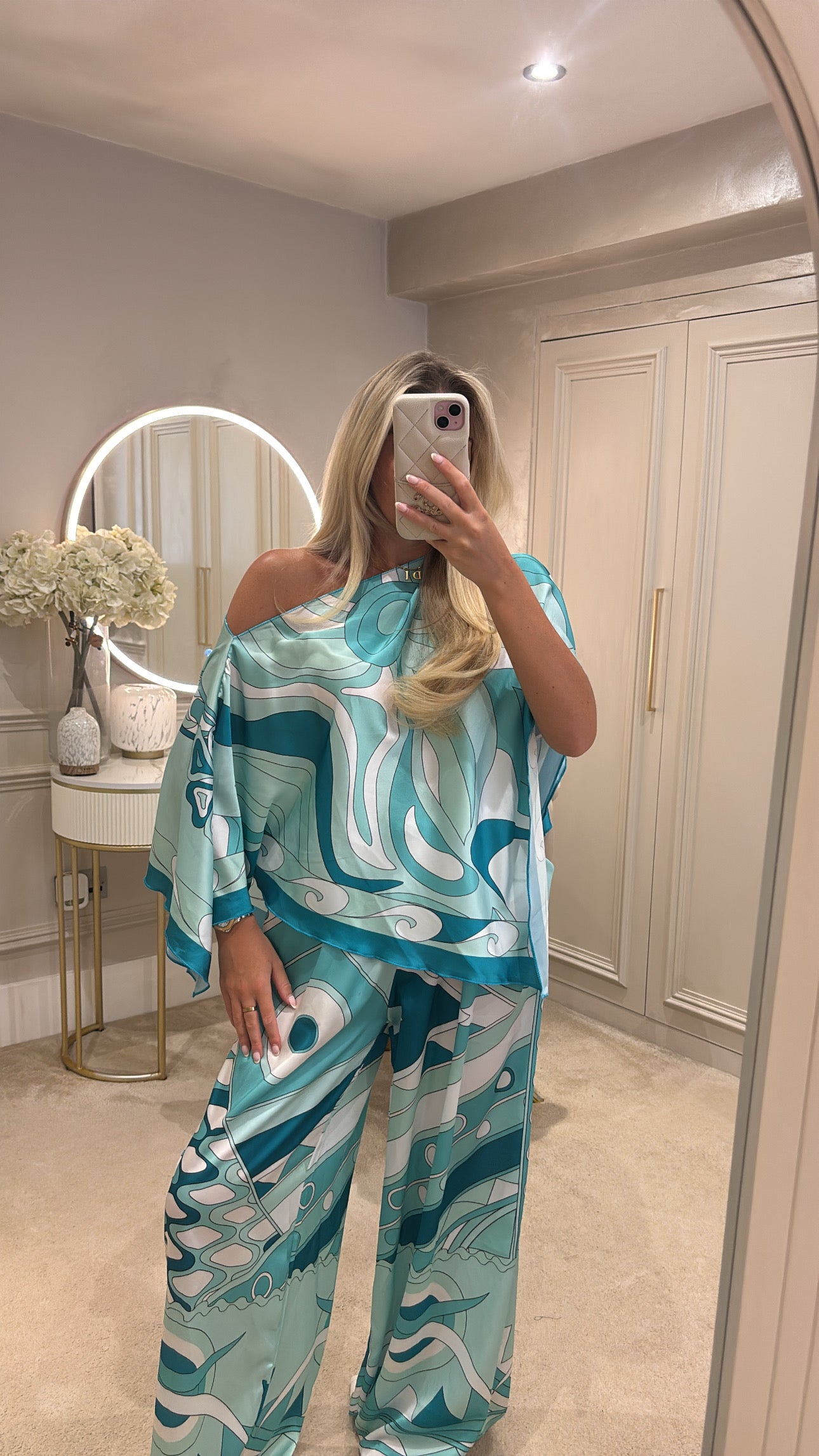 Pucci silk trouser co-ord