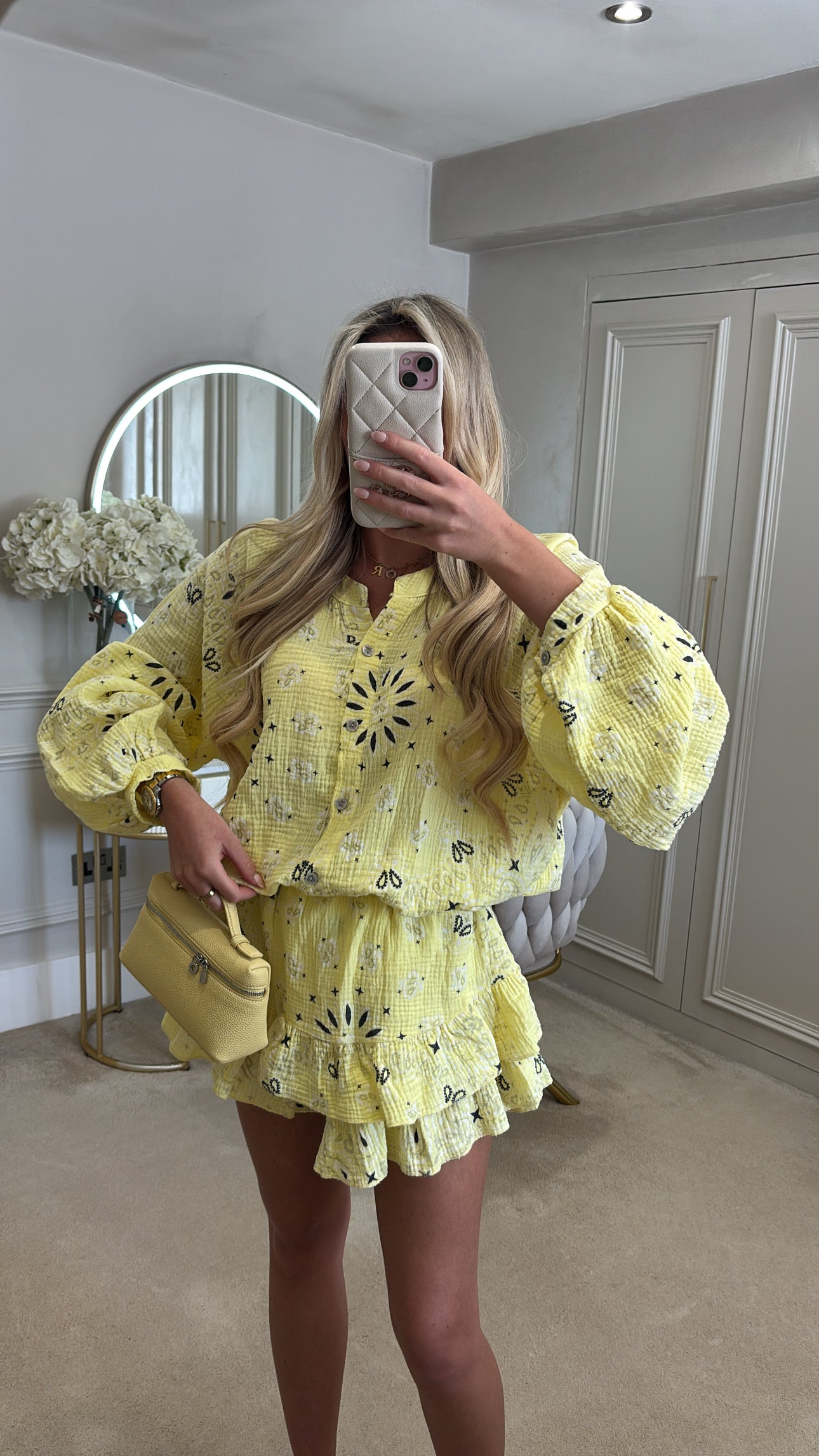 Bandanna frill skort co-ord