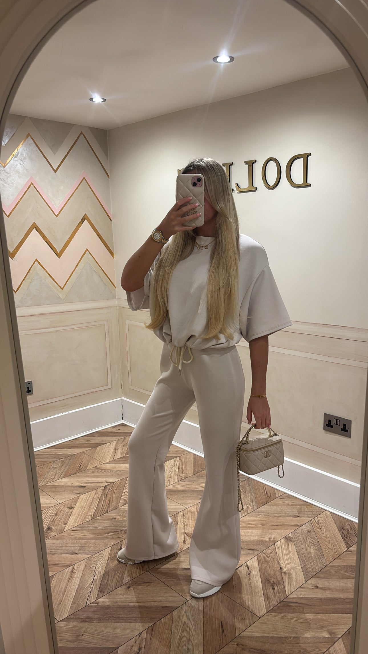 Short sleeve ruched lounge set
