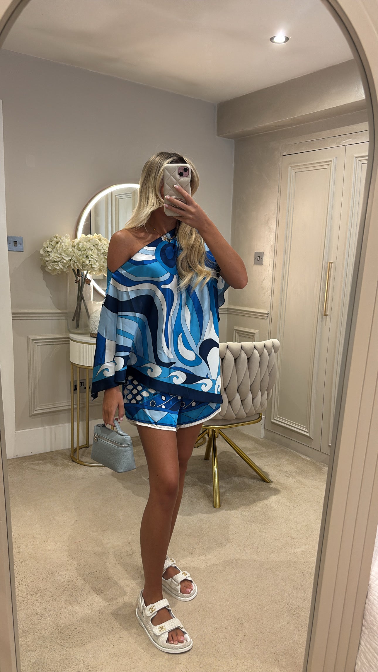 Pucci silk short set