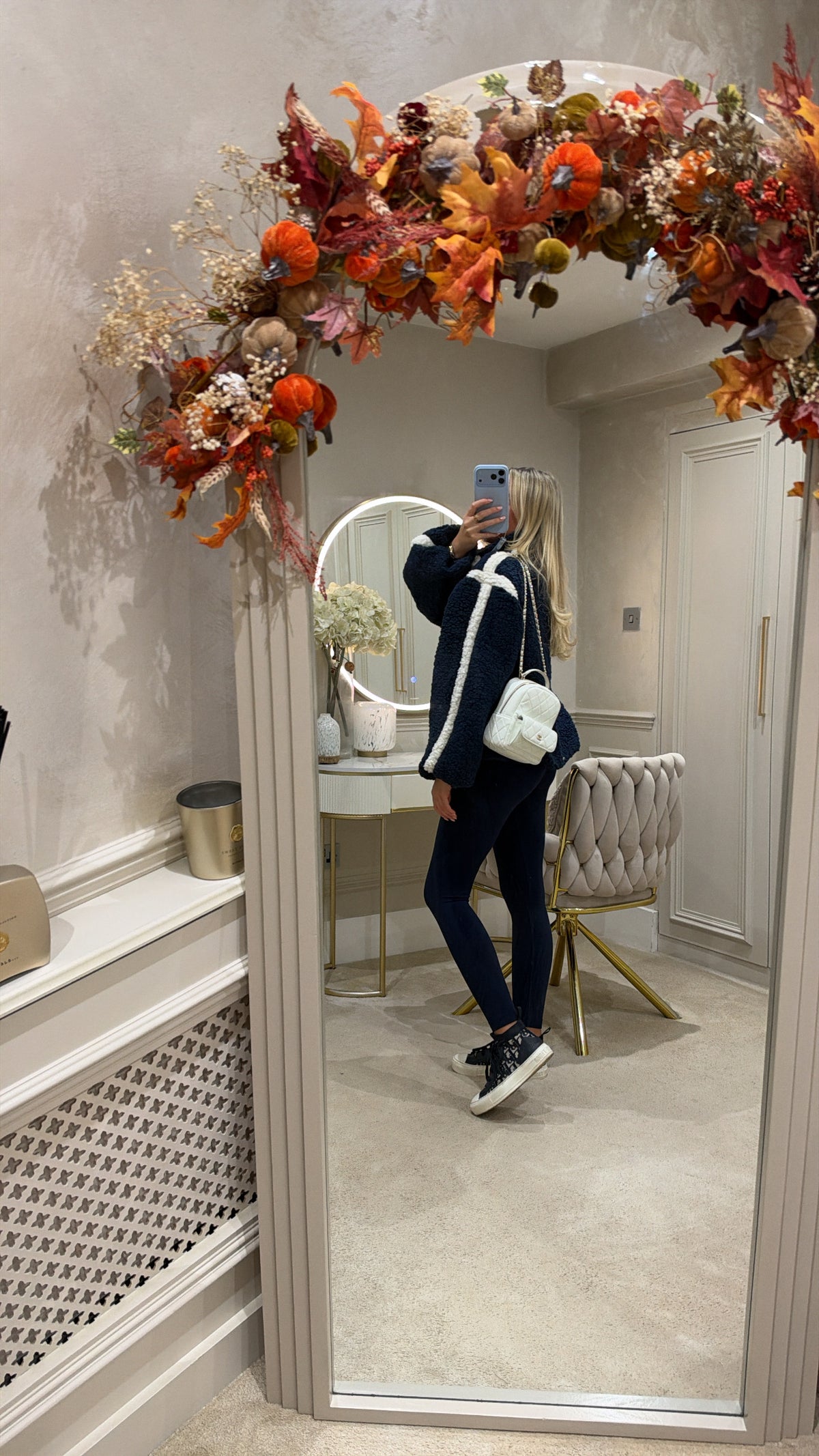 Teddy white trim jacket