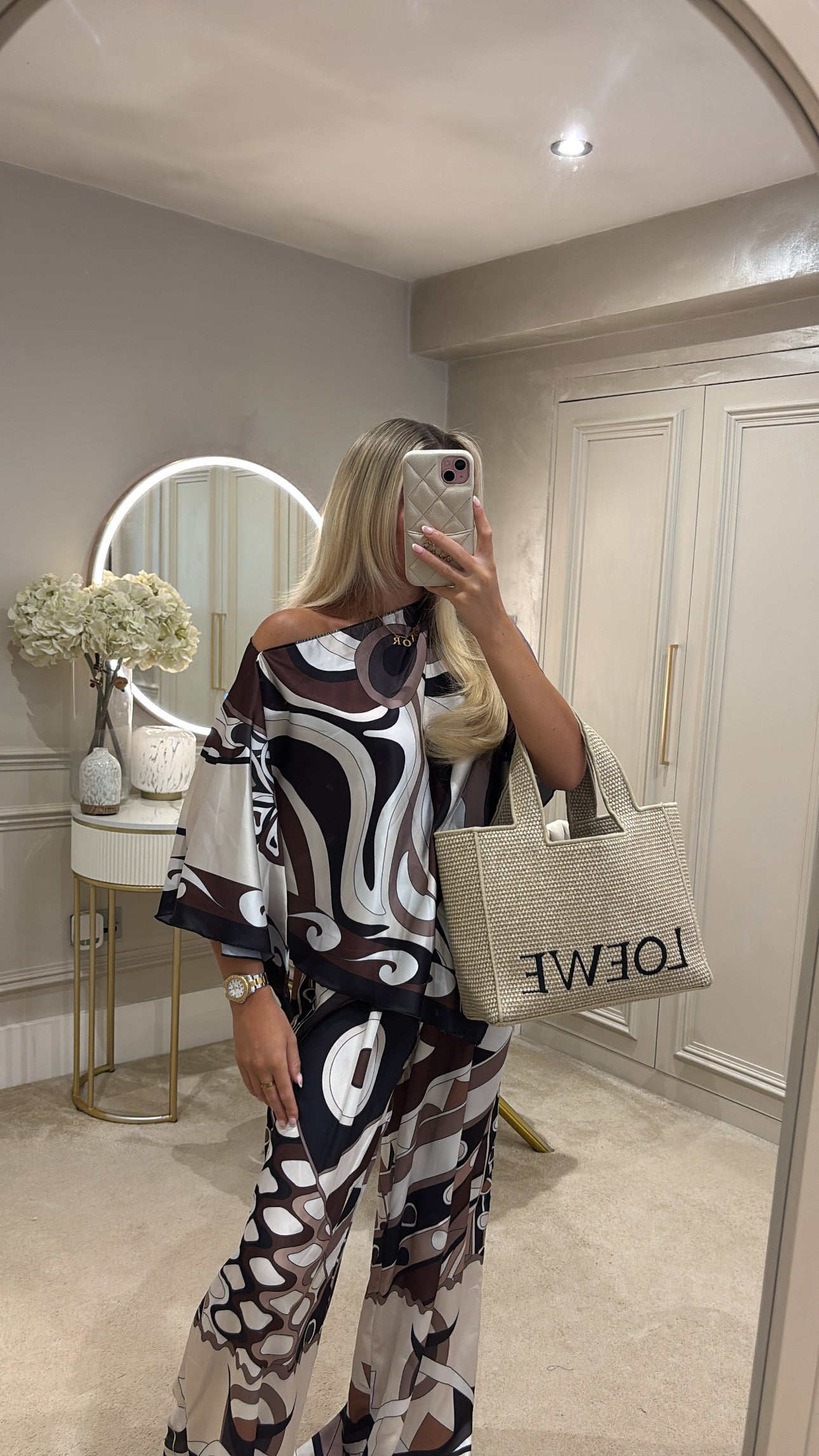 Pucci silk trouser co-ord