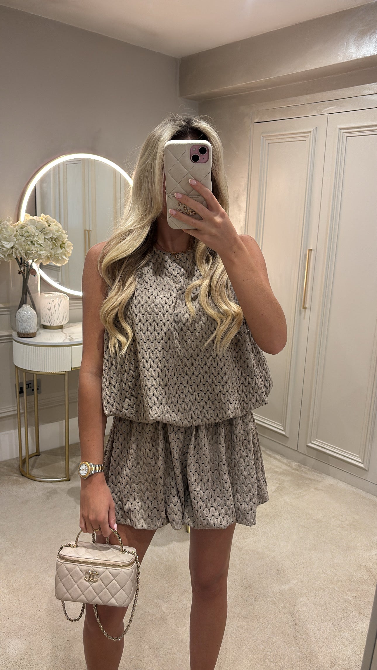 Puff ball short co-ord