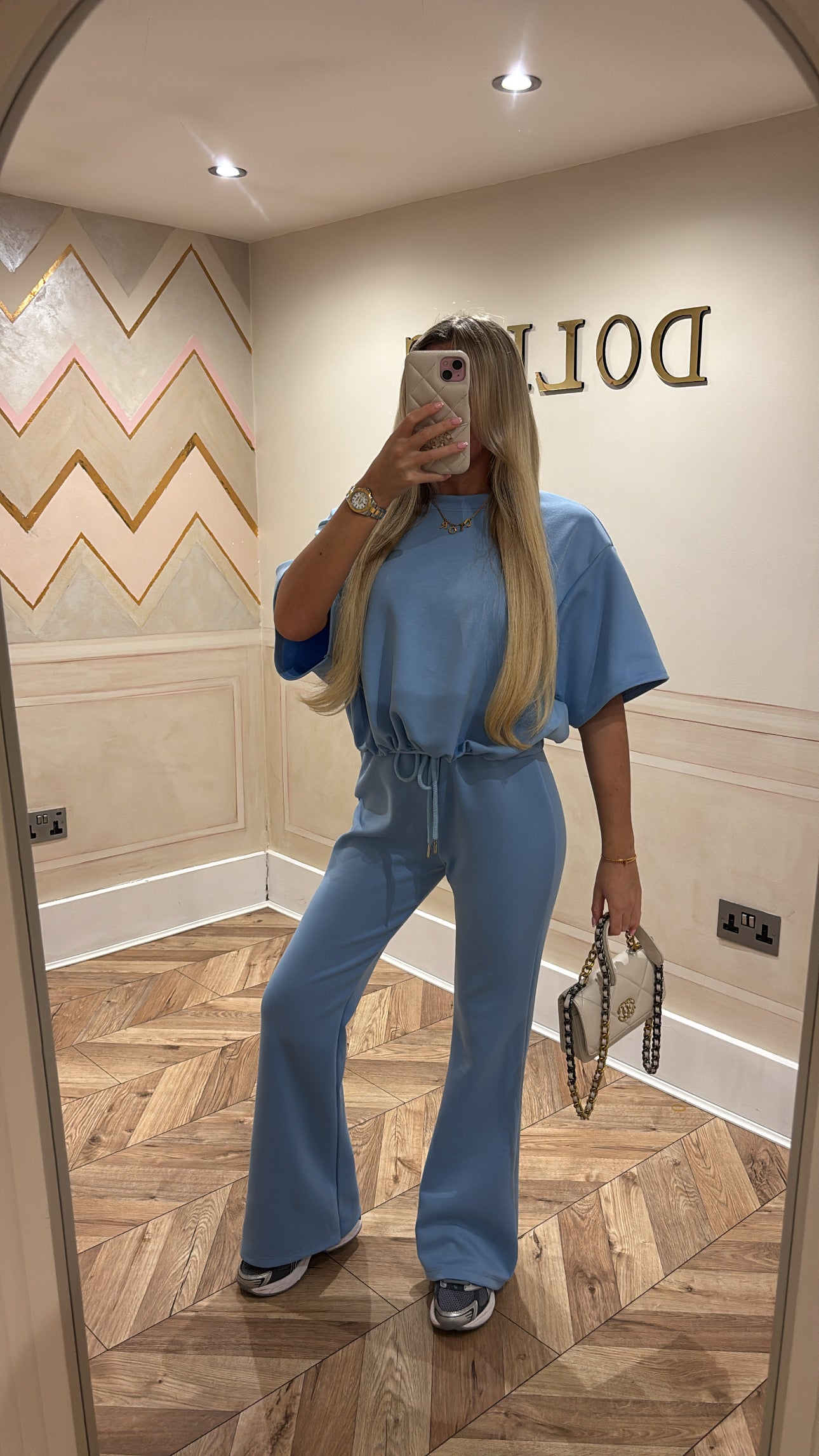Short sleeve ruched lounge set