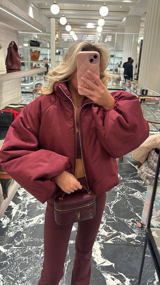 Puff sleeve jacket