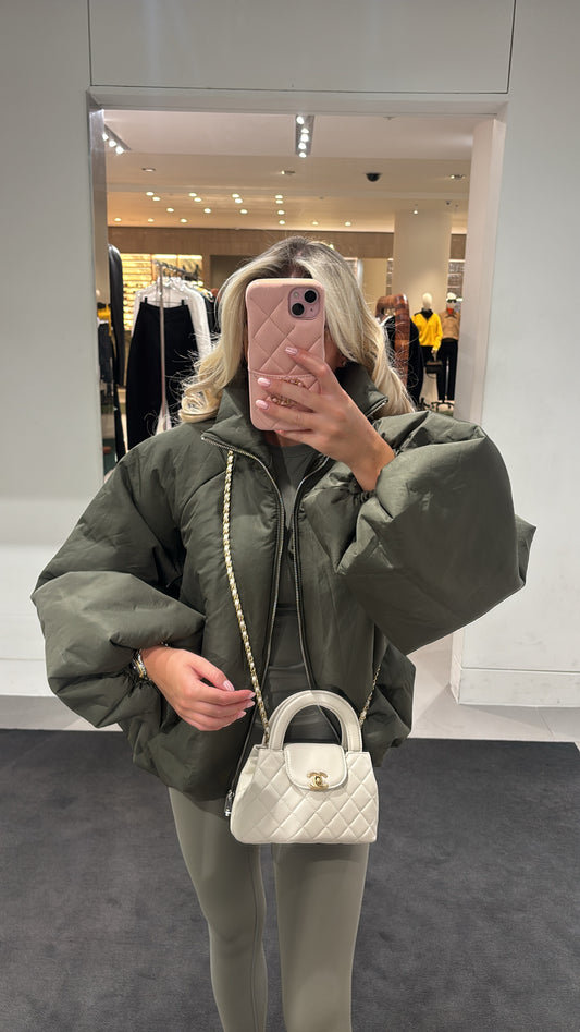 Puff sleeve jacket